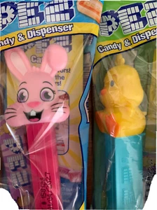 Pez Spender & Candy Osterhase & Baby Huhn Hase Sammlerstück - Bild 1 von 6