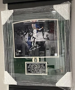 Giannis Antetokounmpo Autograph 11x14 Fanatics COA Framed Photo Milwaukee Bucks - Picture 1 of 5