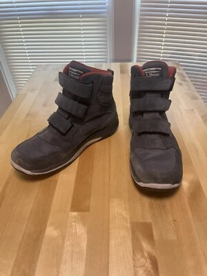 L.L. Bean Boots Masculinas 8M Primaloft Tek 2.5 Impermeável Isolado Camurça Gancho/Laço - Imagem 1 de 4
