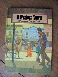 A Western Town A Panorama Pop-up Book *ill. Marvin Boggs/Borge Svensson*HC 1983*
