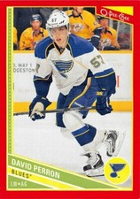 2013-14 O-Pee-Chee Red #124 David Perron