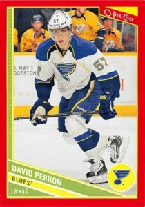 2013-14 O-Pee-Chee Red #124 David Perron - Bild 1 von 2