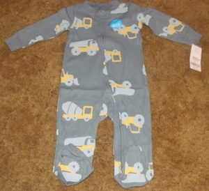 Boys Carter's NWT construction lightweight sleep and play size 9 months - Picture 1 of 1
