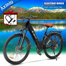 Axiniu 750W 26'' Electric Bicycle 7 Speed Snow Beach City E-bike 36V/12Ah 