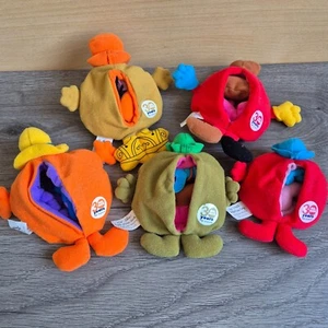 McDonalds Happy Meal MR MEN LITTLE MISS Reversible soft toys x5 - Picture 1 of 3