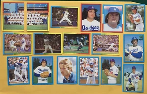 Los Angeles Dodgers 1982 Topps Baseball Stickers Team Set - Fernando Valenzuela - Picture 1 of 1