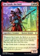 Syr Carah, the Bold FOIL Throne of Eldraine MINT Red Uncommon MTG CARD ABUGames