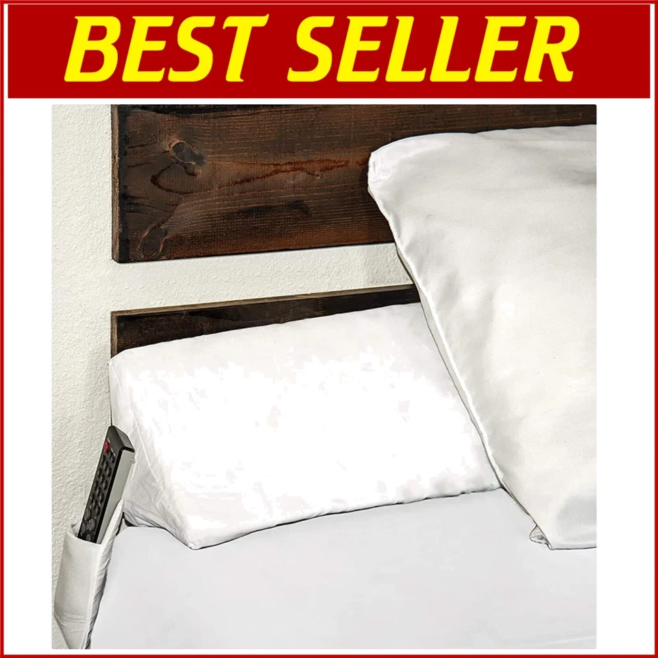 Washable High Density Bed Wedge Mattress Queen Size Headboard Pillow Gap Filler