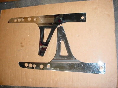 Harley Davidson Dyna Wide Glide 2006-2008 cromo Sissybar placas laterales 13279 Foto 1 de 4