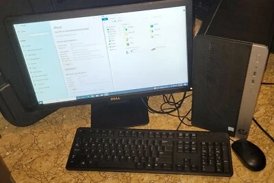 HP ProDesk 400 G4(Intel i5-7500, 3.40GHz, 500GB,8GB) Business PC Win10 w/Monitor - Image 1 of 4