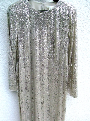festliches Kleid H&M MAMA Gr. M funkelnde Pailletten  Abendkleid neuwertig - Bild 1 von 4