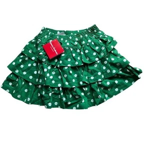 Hanna Andersson Green Polka Dot Skort scooter skirt Size 120 New with Tags - Picture 1 of 6