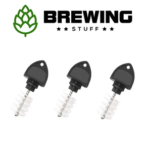 Bierhahn Abdeckung Bürste 3 STCK. - Apfelwein Brauen Zuhause Braukappe Kegerator Bar Spender - Bild 1 von 2