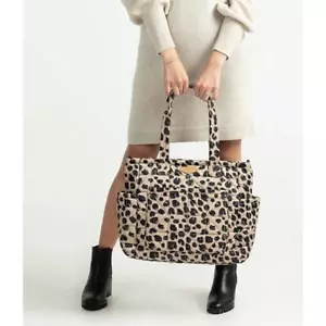 TWELVE Little Carry Love Quilted Tote Baby Toddler Diaper Bag in Leopard - Picture 1 of 12