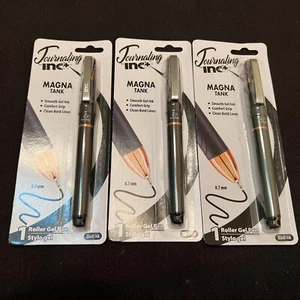 3er Set! Journaling Inc Magna Tank 0,7 mm Roller Gel Stift schwarze Tinte. TOP!!!!! - Bild 1 von 6