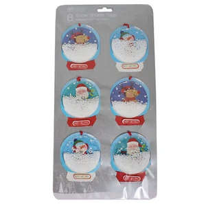 6 Confezione Neve Pieno Natale Etichette Regalo Babbo Pupazzo di E ; Renna - Foto 1 di 1