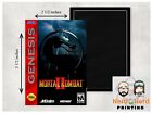 Mortal Kombat 2 Sega Genesis Cover 2 1/2 x 3 1/2 po Aimant de réfrigérateur