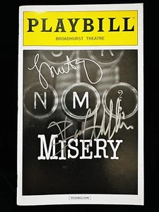 Bruce Willis & Laurie Metcalf Signed Misery Playbill. Die Hard. Rare Signature - Picture 1 of 2