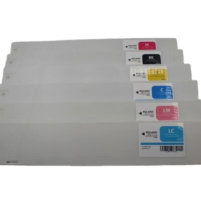 Full Compatible 440 Ml Ink Cartridges For Roland Esl3-4 Esl3 Eco Sol Max Printer - Image 1 of 3