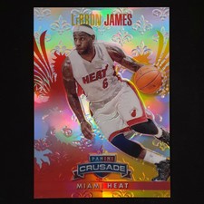 2013-14 Panini Crusade #238 LeBron James - Red Prizm SP /349 CAVS! 
