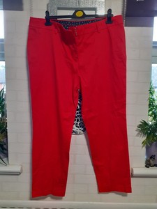 TU Red Trousers for Women for sale | eBay