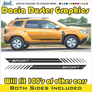 DACIA DUSTER Side Stepway Sandero Rayas Calcomanías Adhesivas Gráficos Envío y devolución GRATIS 014 - Imagen 1 de 4