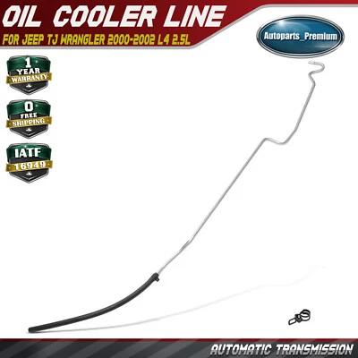 Automatic Transmission Oil Cooler Line for Jeep TJ Wrangler 2000-2002 L4 2.5L - Image 1 of 4