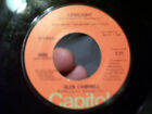 GLEN CAMPBELL RHINESTONE COWBOY & LOVELIGHT 1974 45 CAPITOL RECORDS 4095