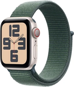 Apple Watch SE2 40mm(GPS+Cellular)Aluminum Starlight w Green Sport Loop-Open Box - Photo 1 sur 3