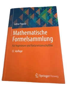 Papula Mathematik Formelsammlung 12. Auflage Springer Vieweg Fachbuch Ingenieur - Bild 1 von 4