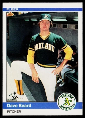 1984 Fleer #438 Dave Beard - EX - Image 1 of 2