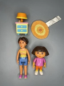 Dora die Entdeckerin sprechendes Puppenhaus Möbel Teppich Lampe Mama Ersatz Posten - Bild 1 von 11