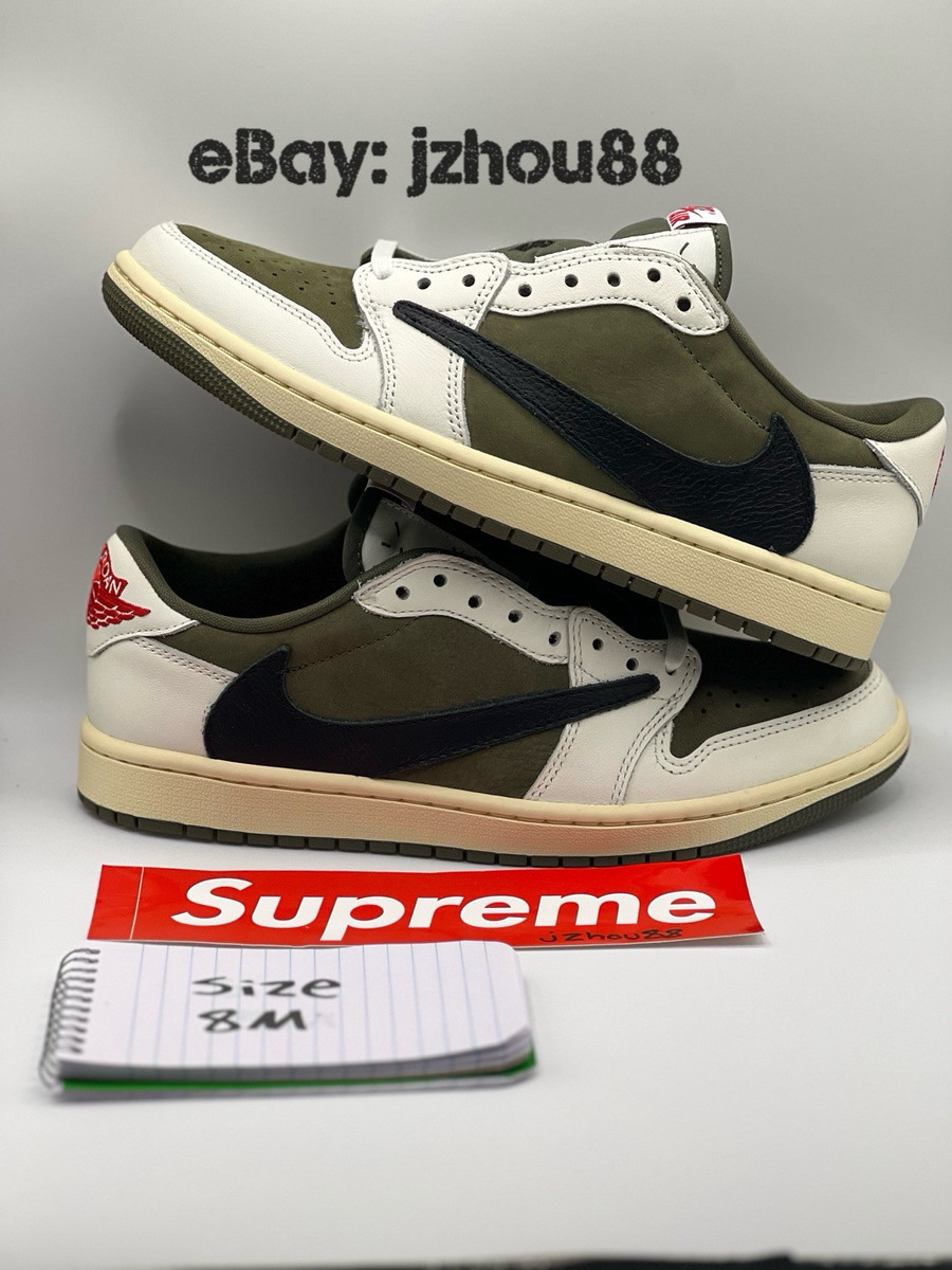 Travis Scott x Air Jordan 1 Retro OG SP Low Reverse Olive Travis Scott x Air Jordan 1 Retro OG SP Low Reverse Olive