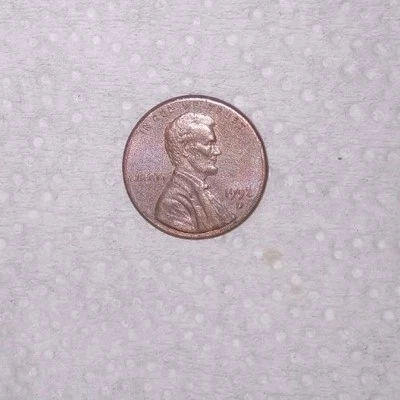 1992 D Penny - Image 1 of 2
