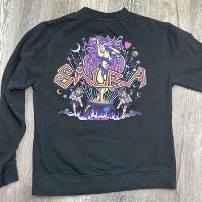 Sudadera Salba Santa Cruz Cuello Redondo Original Monopatín Negra Mujer Pequeña Foto 1 de 4