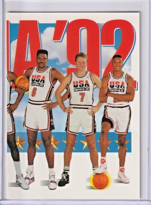 Skybox 1991-92 EE. UU. Baloncesto Dream Team Ewing Bird Pippen #546 4 Foto 1 de 2