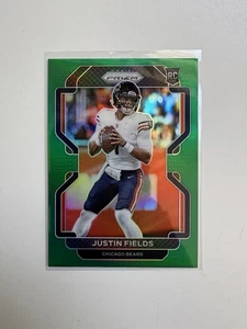 2021 Prizm JUSTIN FIELDS Green Prizm RC #334 - Picture 1 of 3