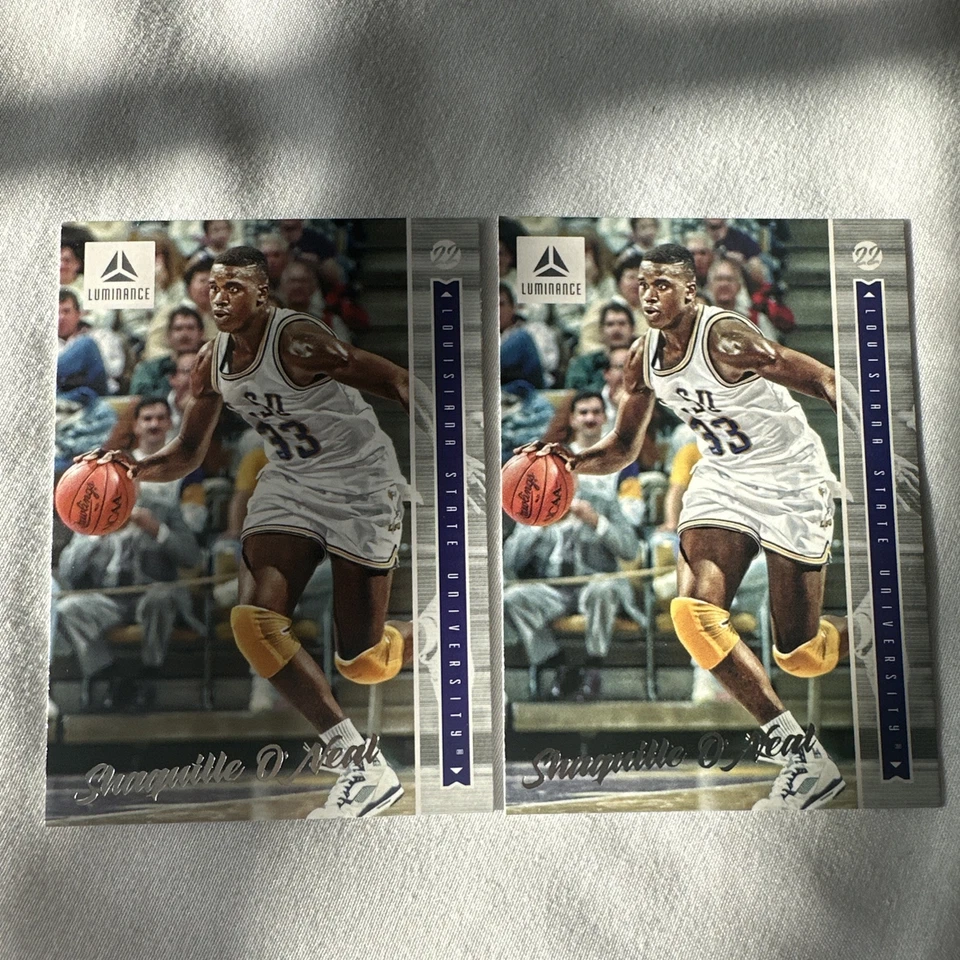 (2) 2022 Chronicles Draft Luminance Shaquille O'Neal #35 LSU Lakers Heat Magic Foto 1 de 1