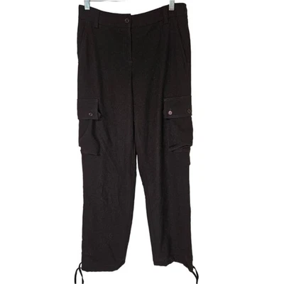 Pantalón cargo de punto negro Cambio. Talla 6 Foto 1 de 4