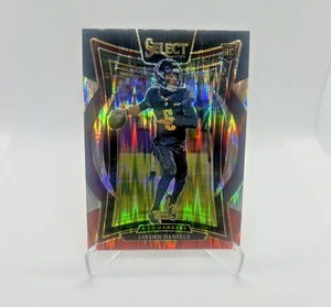 Jayden Daniels RC - 2024 Select Prizm Noir et Rouge Shock #26 - Commanders - Photo 1 sur 2