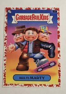 Garbage Pail Kids MULTI MARTY #92a Intergoolactic Mayhem RED Parallel 61/75 - Picture 1 of 2