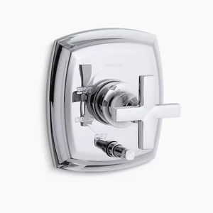 Kohler T98759-3-CP - Margaux Rite Temp Cross Handle Trim W/Div - Polished Chrome - Picture 1 of 3