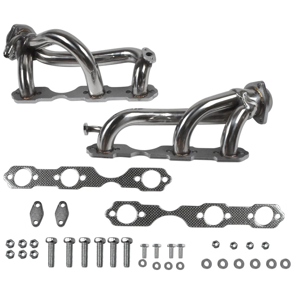 COLECTOR DE ESCAPE CABEZAL ACERO INOXIDABLE para 96-01 CHEVY S10/BLAZER/SONOMA 4.3 V6 Foto 1 de 4