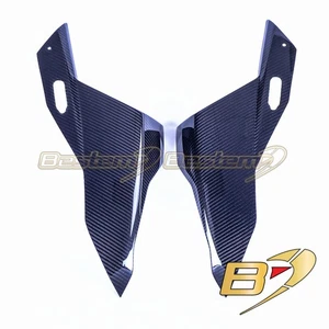 BMW 2020-2024 S1000RR Carbon Fiber Front Fairing Side Panels Upper Section Trim - Picture 1 of 2