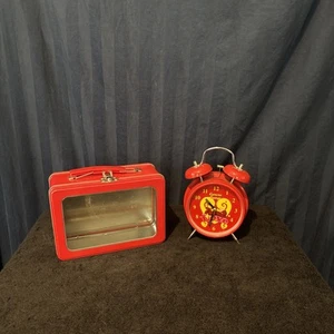 Curious George Red Twin bell Alarm Clock "Love" R4 - Picture 1 of 16