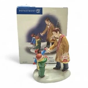 Dept 56 Snow Village CANDY CANES FROM THE MAYOR Excellent Con Original Box 55418 - Picture 1 of 1