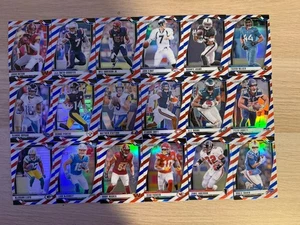 2024 Fútbol Prizm NFL 105 Tarjetas Rojo Blanco Y Azul Naranja Verde RC Ver Fotos!!! - Imagen 1 de 8