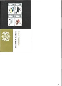 1966 ROYAL MAIL PRESENTATION PACK BRITISH BIRDS PRE DECIMAL MINT STAMPS - Picture 1 of 1