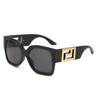 Women Oversized Square Flat Top Design Sunglasses Large Black Big Square Ladies
