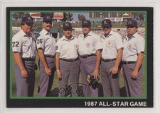 1988 T&M Umpires Don Denkinger Dick Stello Vic Voltaggio Joe West Derryl Cousins